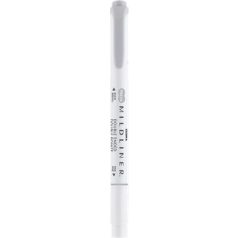   ZEBRA Szövegkiemelő, 1,0/3,5 mm, kétvégű ZEBRA "Mildliner Cool & Refined" szürke