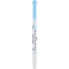ZEBRA Szövegkiemelő, 1,0/3,5 mm, kétvégű, ZEBRA "Mildliner Fluorescent", kék