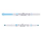 ZEBRA Szövegkiemelő, 1,0/3,5 mm, kétvégű, ZEBRA "Mildliner Fluorescent", kék