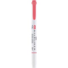   ZEBRA Szövegkiemelő, 1,0/3,5 mm, kétvégű ZEBRA "Mildliner Cool & Refined" piros