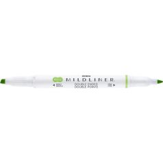   ZEBRA Szövegkiemelő, 1,0/3,5 mm, kétvégű ZEBRA "Mildliner Cool & Refined" zöld
