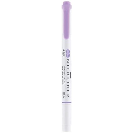 ZEBRA Szövegkiemelő, 1,0/3,5 mm, kétvégű ZEBRA "Mildliner Cool & Refined" lila