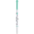 ZEBRA Szövegkiemelő, 1,0/3,5 mm, kétvégű, ZEBRA "Mildliner Fluorescent", türkiz