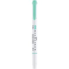   ZEBRA Szövegkiemelő, 1,0/3,5 mm, kétvégű, ZEBRA "Mildliner Fluorescent", türkiz