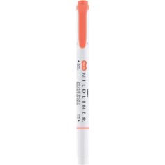   ZEBRA Szövegkiemelő, 1,0/3,5 mm, kétvégű, ZEBRA "Mildliner Warm", cinóber