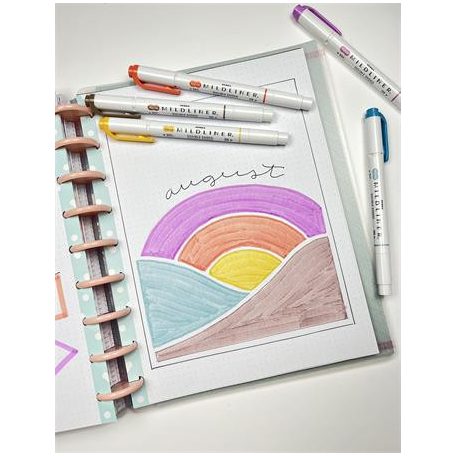 ZEBRA Szövegkiemelő, 1,0/3,5 mm, kétvégű, ZEBRA "Mildliner Warm", cinóber