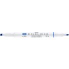 ZEBRA Szövegkiemelő, 1,0/3,5 mm, kétvégű ZEBRA "Mildliner Cool & Refined" kék