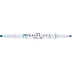   ZEBRA Szövegkiemelő, 1,0/3,5 mm, kétvégű, ZEBRA "Mildliner Warm", füstkék