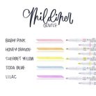 ZEBRA Szövegkiemelő készlet, 1,4/4 mm, kétvégű, ZEBRA "Mildliner Highlighter Gentle", 5 különböző szín