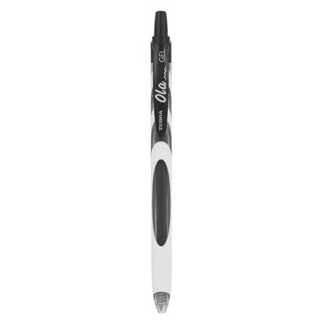 ZEBRA Zseléstoll, 0,38 mm, nyomógombos, ZEBRA "OLA", kék