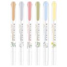 ZEBRA Szövegkiemelő készlet, 1,4/4 mm, kétvégű, ZEBRA "Mildliner Scented Fragrance", 6 különböző szín