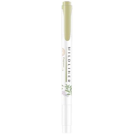 ZEBRA Szövegkiemelő készlet, 1,4/4 mm, kétvégű, ZEBRA "Mildliner Scented Fragrance", 6 különböző szín