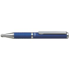   ZEBRA Golyóstoll, 0,24 mm, teleszkópos, metálkék tolltest, ZEBRA "SL-F1", kék
