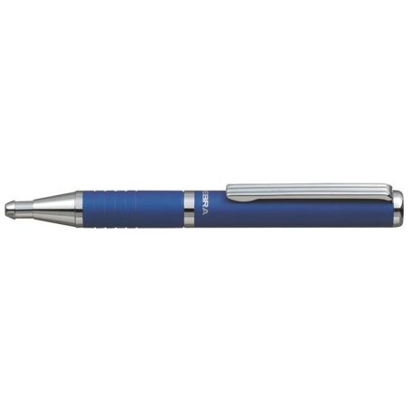 ZEBRA Golyóstoll, 0,24 mm, teleszkópos, metálkék tolltest, ZEBRA "SL-F1", kék
