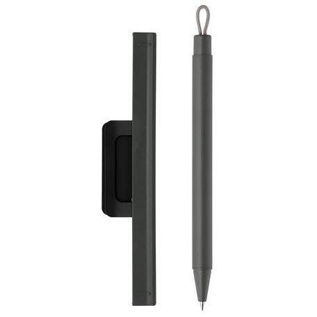 ZEBRA Zseléstoll, 0,33 mm, nyomógombos, mágneses tartóval, fekete tolltest, ZEBRA "Pitan", fekete