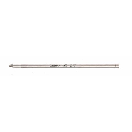 ZEBRA Golyóstollbetét, 0,24 mm, ZEBRA "4C", kék