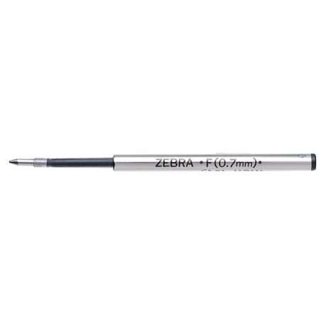 ZEBRA Golyóstollbetét, 0,24 mm, ZEBRA "F", fekete