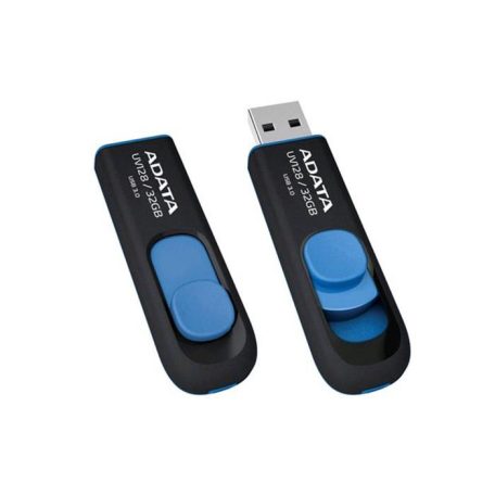 ADATA Pendrive, 32GB, USB 3.2 Gen1, ADATA "UV128", fekete-kék