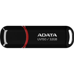   ADATA Pendrive, 32GB, USB 3.2 Gen1, ADATA "UV150", fekete