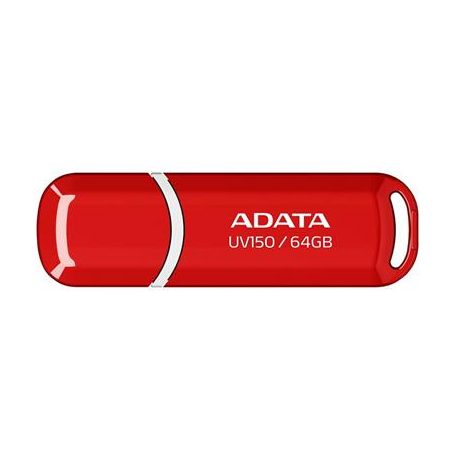 ADATA Pendrive, 64GB, USB 3.2 Gen1, ADATA "UV150", piros