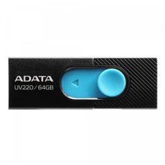   ADATA Pendrive, 64GB, USB 2.0, ADATA "UV220", fekete