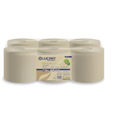   LUCART Kéztörlő, tekercses, 2 rétegű, LUCART "EcoNatural 19 CF", havanna barna