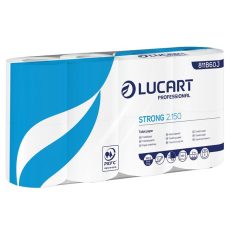   LUCART Toalettpapír, 2 rétegű, kistekercses, 8 tekercses, LUCART "Strong 2.150", fehér