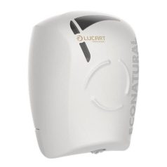   LUCART Toalettpapír adagoló, 26,4x20,2x20,2 cm, LUCART "EcoNatural Flow", fehér