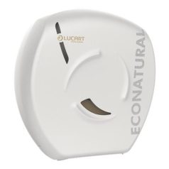   LUCART Toalettpapír adagoló, 35,7x35,2x14,2 cm, LUCART "EcoNatural Flow Jumbo", fehér