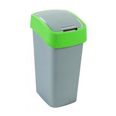   CURVER Billenős szelektív hulladékgyűjtő, műanyag, 45 l, CURVER, zöld/szürke