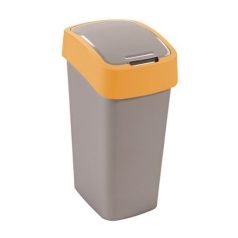   CURVER Billenős szelektív hulladékgyűjtő, műanyag, 45 l, CURVER, sárga/szürke