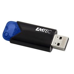   EMTEC Pendrive, 32GB, USB 3.2, EMTEC "B110 Click Easy", fekete-kék