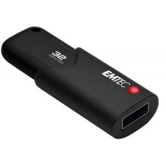   EMTEC Pendrive, 32GB, USB 3.2, titkosított, EMTEC "B120 Click Secure"