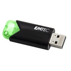   EMTEC Pendrive, 64GB, USB 3.2, EMTEC "B110 Click Easy", fekete-zöld
