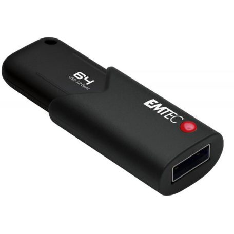 EMTEC Pendrive, 64GB, USB 3.2, titkosított, EMTEC "B120 Click Secure"