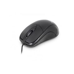   URBAN FACTORY Egér, vezetékes, optikai, közepes méret, USB, URBAN FACTORY "Big Crazy", fekete