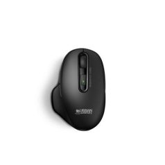   URBAN FACTORY Egér, vezeték nélküli, optikai, tölthető, USB+BT, URBAN FACTORY "Onlee Pro Dual", fekete