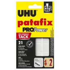   UHU Gyurmaragasztó, 21 kocka/csomag, UHU "Patafix Pro Power"