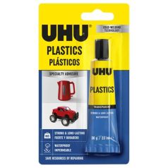 UHU Ragasztó, univerzális, 30 g, UHU "Plastic"