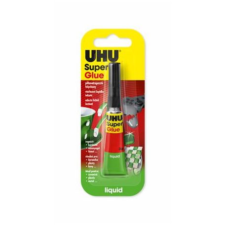 UHU Pillanatragasztó, 3 g, UHU "Jumbo Liquid"