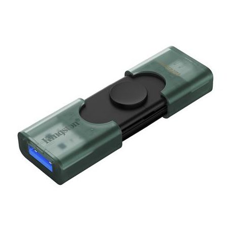KINGSTON Pendrive, 128GB, USB 3.2 Gen1, USB-A/USB-C, KINGSTON "DataTraveler Duo"
