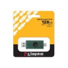 KINGSTON Pendrive, 128GB, USB 3.2 Gen1, USB-A/USB-C, KINGSTON "DataTraveler Duo"