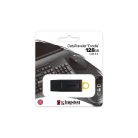 KINGSTON Pendrive, 128GB, USB 3.2, KINGSTON "DataTraveler Exodia", fekete-sárga
