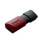 KINGSTON Pendrive, 128GB, USB 3.2, KINGSTON "Exodia M", fekete-piros
