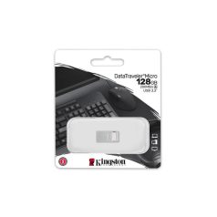   KINGSTON Pendrive, 128GB, USB 3.2, 200MB, fém, KINGSTON "DT Micro Gen2"