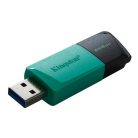 KINGSTON Pendrive, 256GB, USB 3.2, KINGSTON "Exodia M", fekete-türkiz