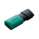 KINGSTON Pendrive, 256GB, USB 3.2, KINGSTON "Exodia M", fekete-türkiz