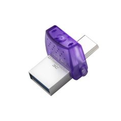   KINGSTON Pendrive, 256GB, USB 3.2, USB/USB-C, KINGSTON "DT MicroDuo 3C"