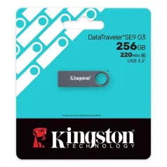   KINGSTON Pendrive, 256GB, USB 3.2 Gen1, KINGSTON "DataTraveler SE9 G3", fém ház