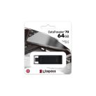 KINGSTON Pendrive, 64GB, USB-C, KINGSTON "DataTraveler 70"